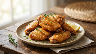 Alitas de Pollo en Air Fryer Crujientes y Jugosas
