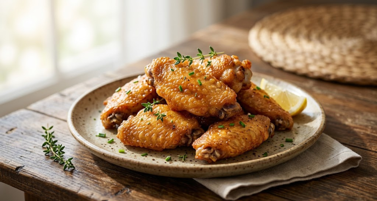 Alitas de Pollo en Air Fryer Crujientes y Jugosas