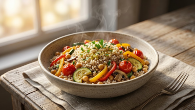 Arroz Integral con Verduras Receta Fácil