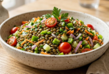 Ensalada de Lentejas con Verduras