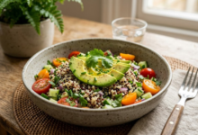 Ensalada de Quinoa con Aguacate