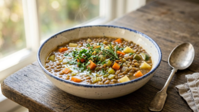 Lentejas con Verduras Receta Saludable y Económica