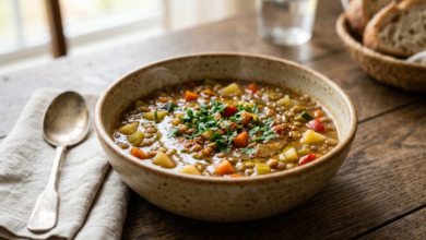 Lentejas con Verduras Receta Vegetariana Fácil y Nutritiva
