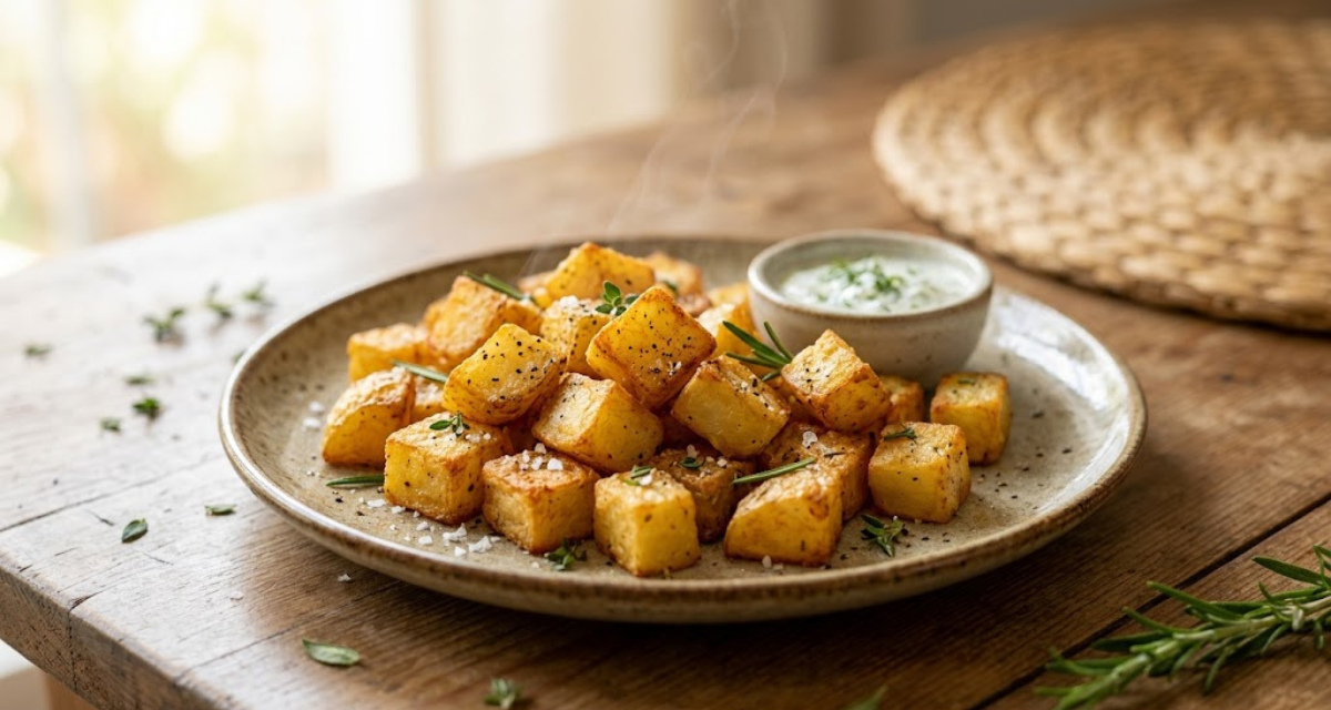 Patatas Crujientes en Air Fryer Receta Fácil y Saludable