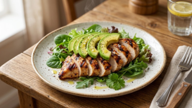 Pechuga de Pollo con Aguacate Receta Saludable y Ligera