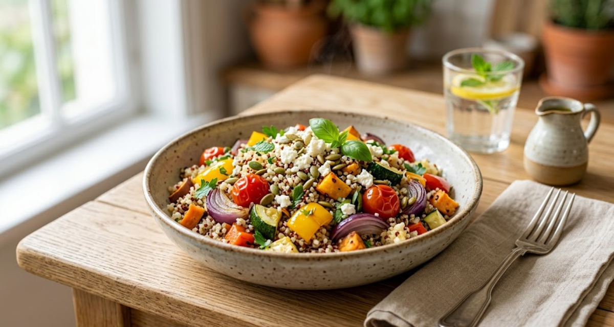 Quinoa con Verduras Receta Saludable, Fácil y Proteica