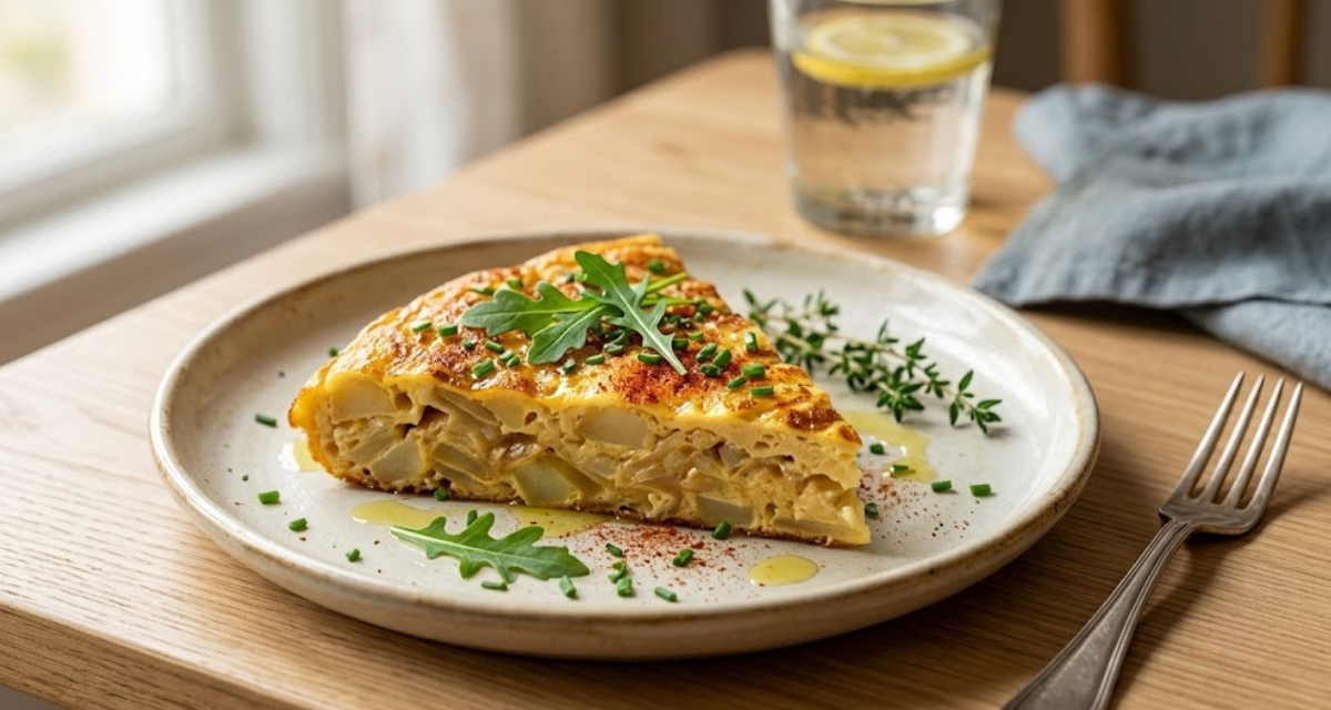 Receta de Tortilla Española Saludable  Fácil y Ligera