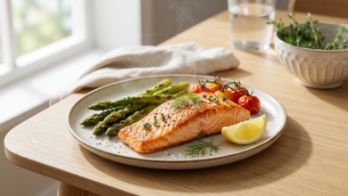 Salmón en Air Fryer Receta Saludable Lista en 15 Minutos