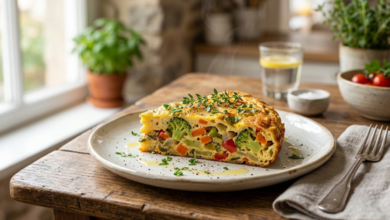 Tortilla de Verduras al Horno Receta Saludable y Fácil