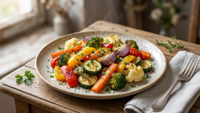 Verduras en Air Fryer Receta Fácil y Saludable