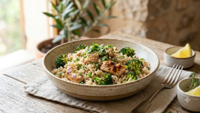 Arroz Integral con Pollo y Brócoli: Receta Saludable
