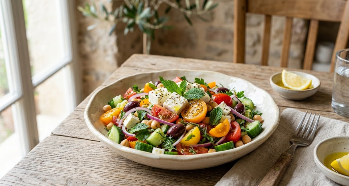 Ensalada Mediterránea: Receta Saludable, Fácil y Refrescante